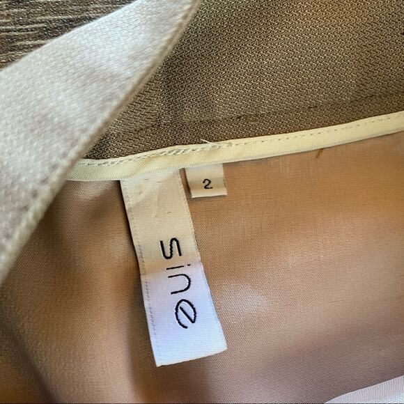 Sine Tailored Curved Pleated Front Skirt Size 2 - Picture 6 of 10